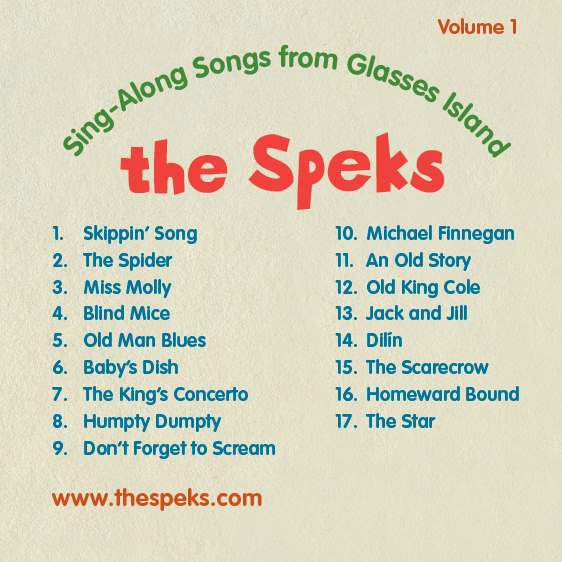 The Speks CD - Back Cover